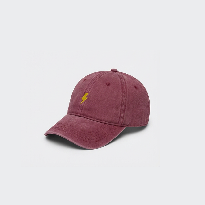 Thunderbolt Burgundy Cap