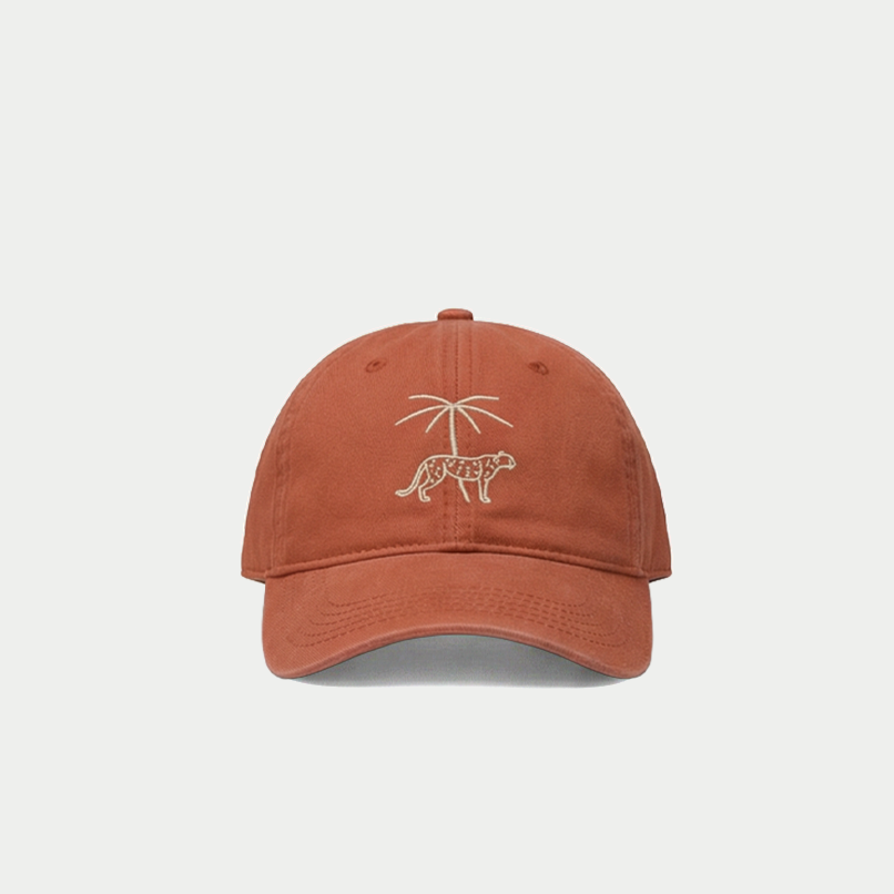 Cheetah Orange Cap