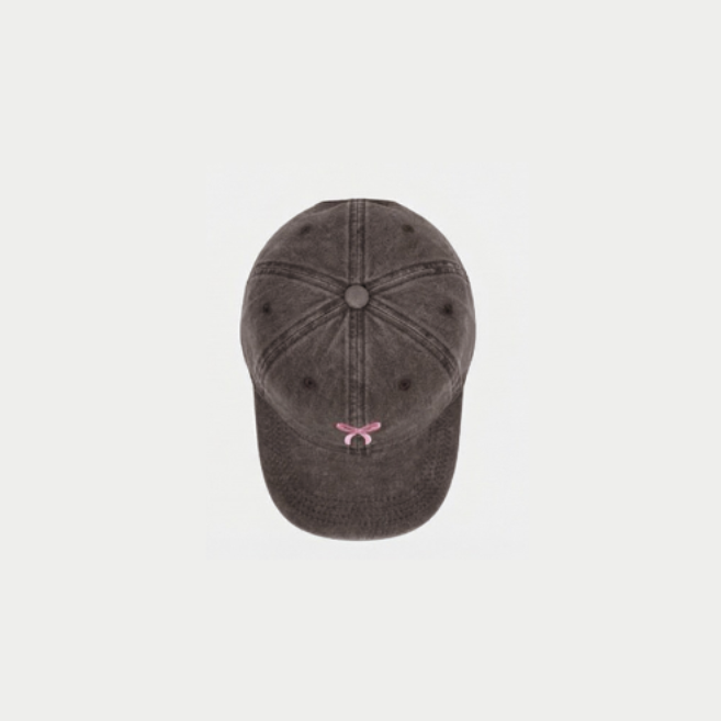 Bow Brown Cap