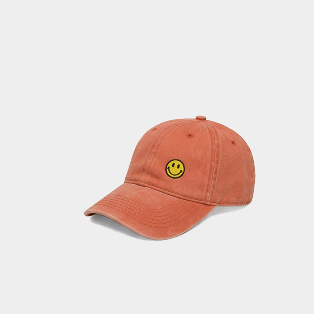 Smiley Orange Cap