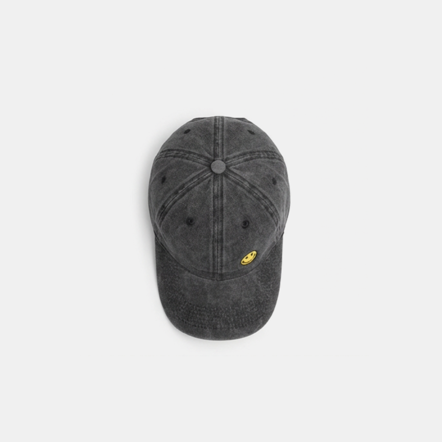 Smiley Black Cap