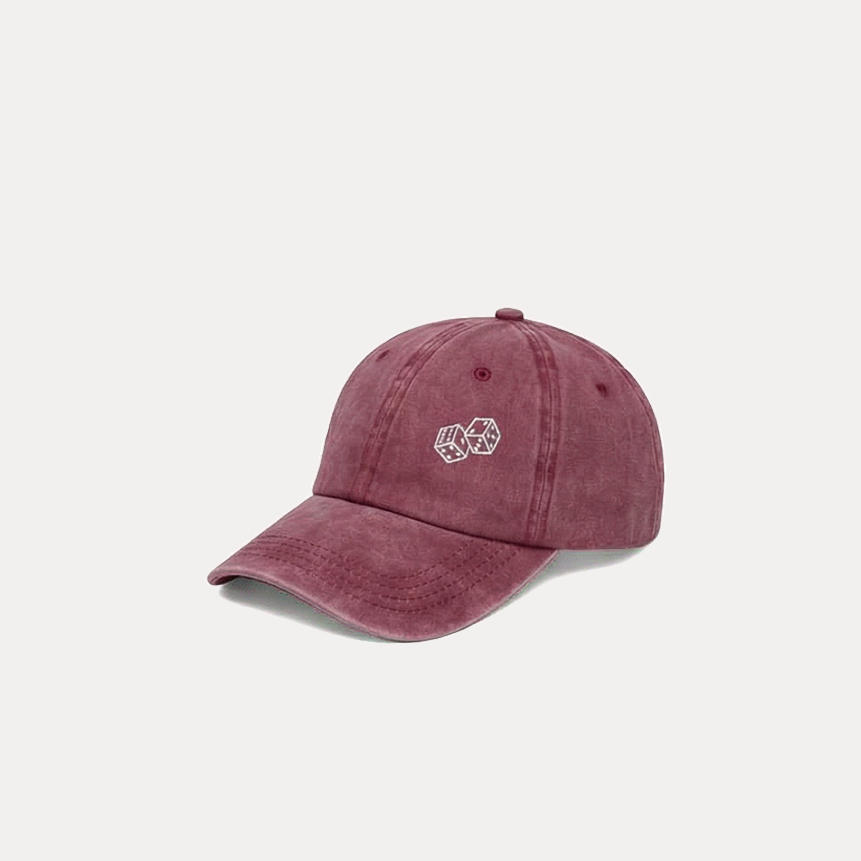Dice Burgundy Cap