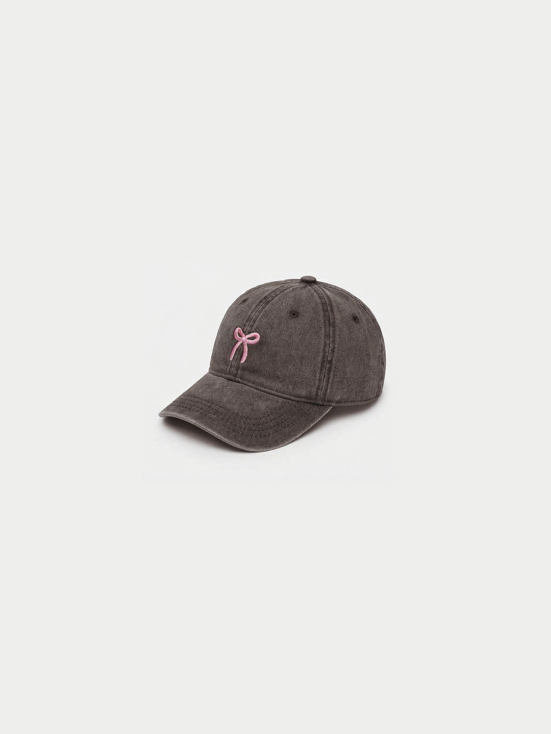 Bow Brown Cap