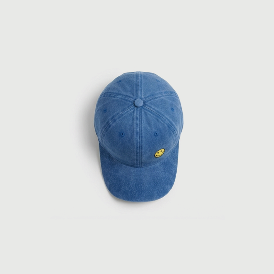 Smiley Blue Cap