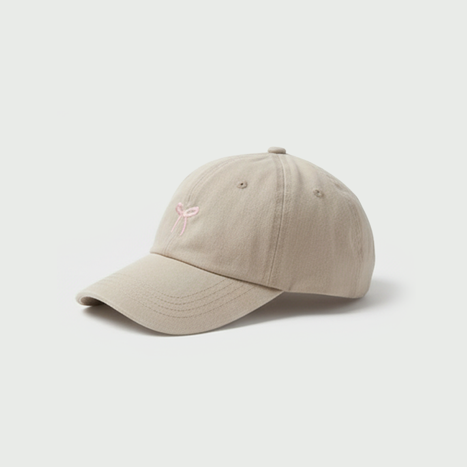 Bow Cream Cap