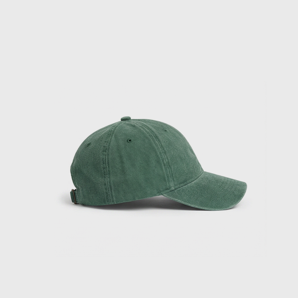 Smiley Green Cap