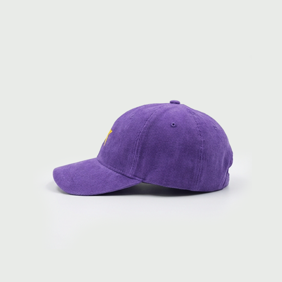 Star Purple Yellow Cap