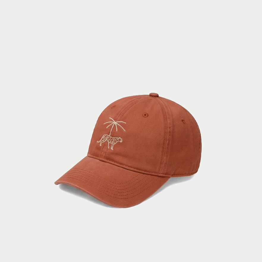 Cheetah Orange Cap