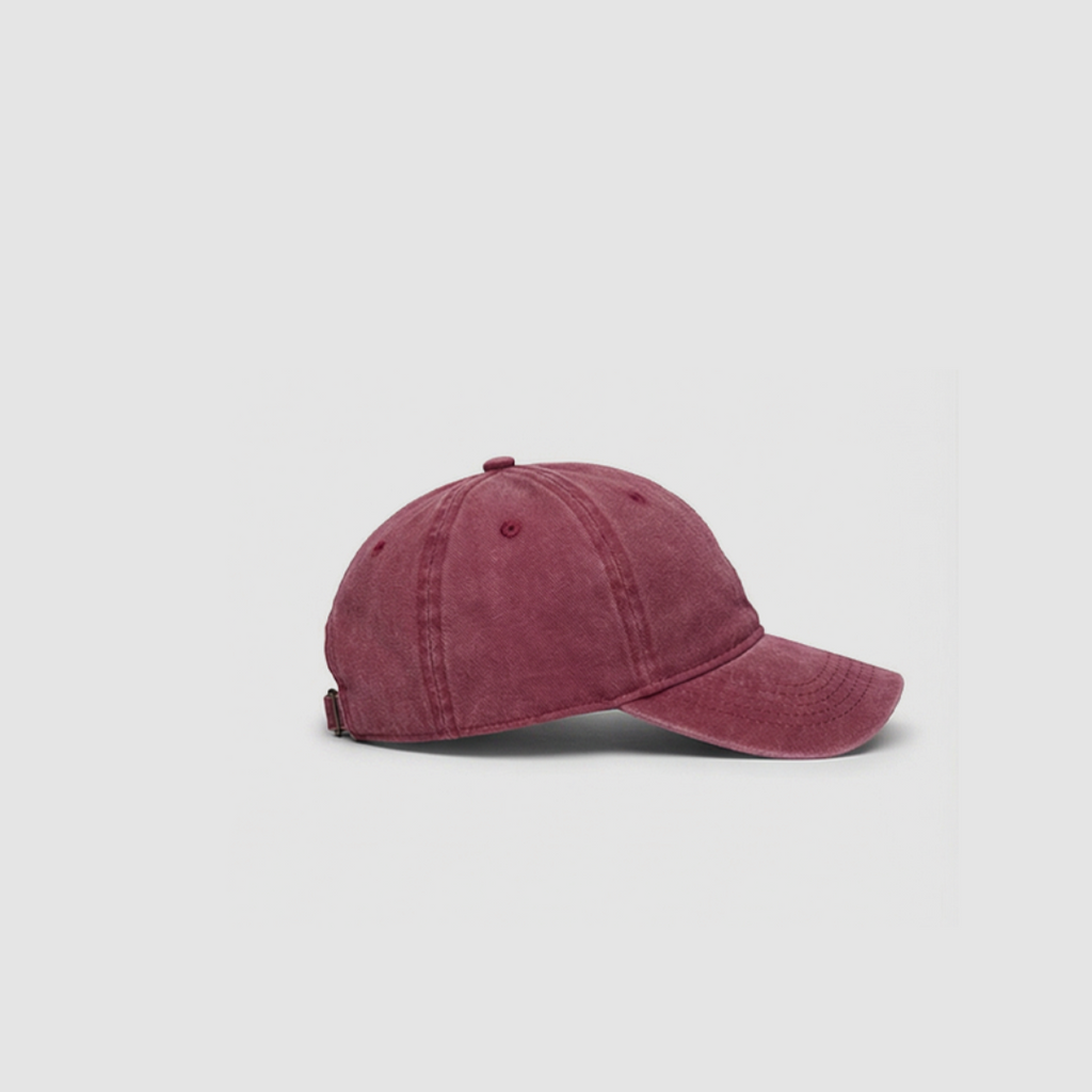 Smiley Burgundy Cap