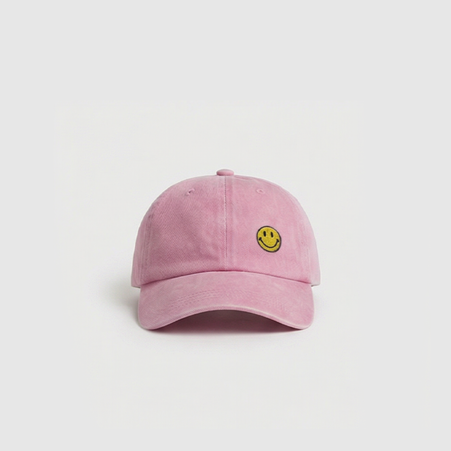 Smiley Pink Cap