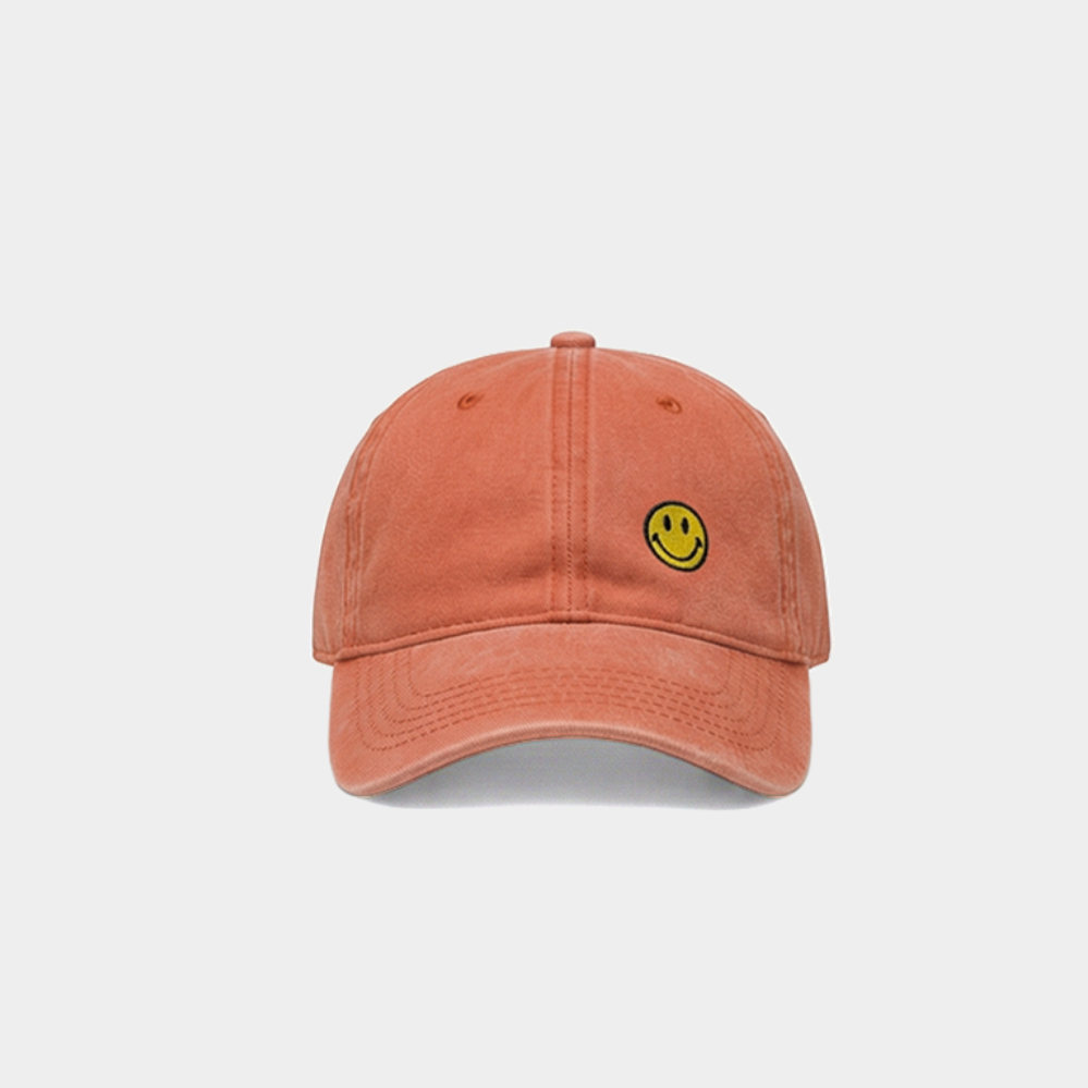 Smiley Orange Cap