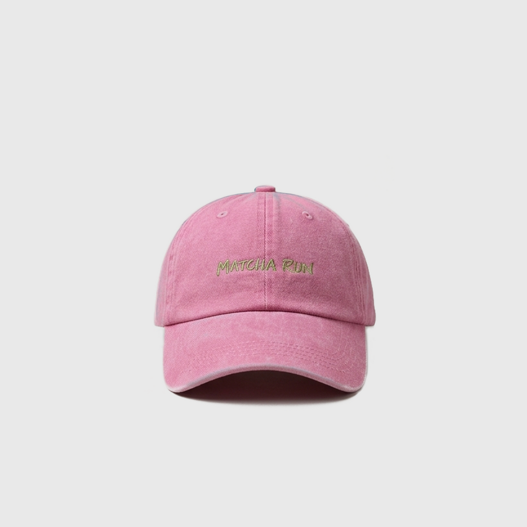 Matcha Run Pink Cap