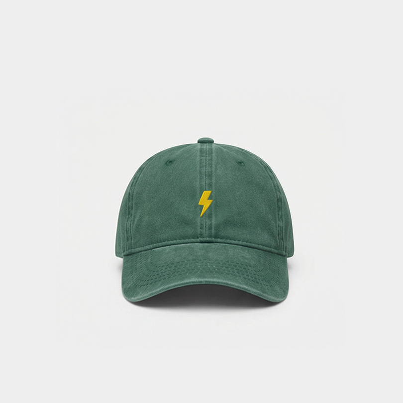 Thunderbolt Green Cap