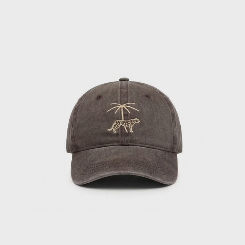Cheetah Brown Cap