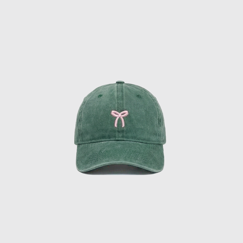Bow Green Cap