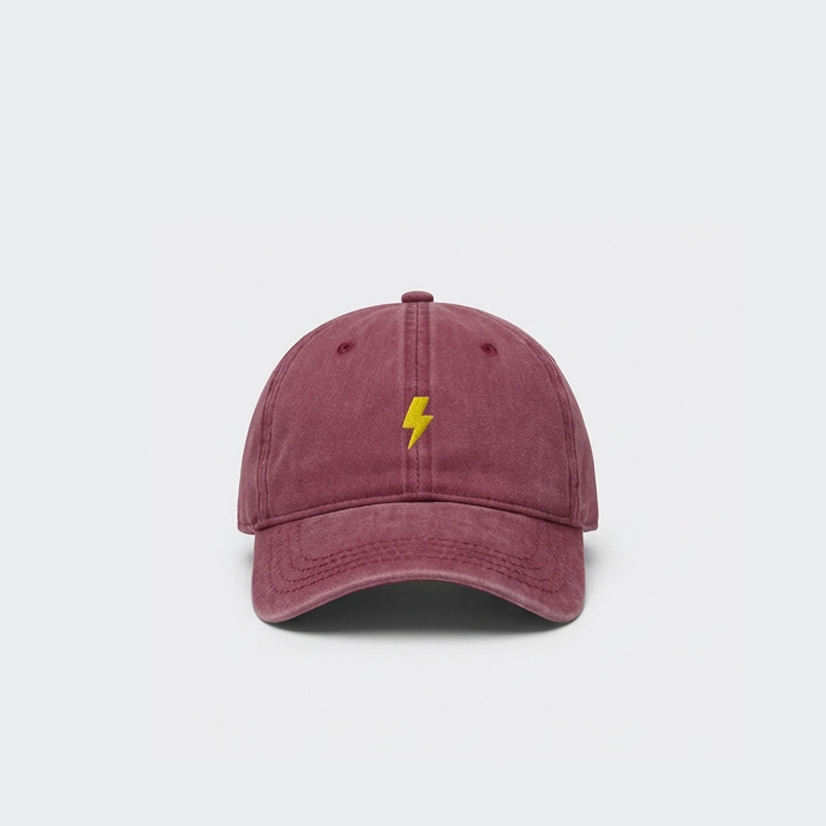 Thunderbolt Burgundy Cap