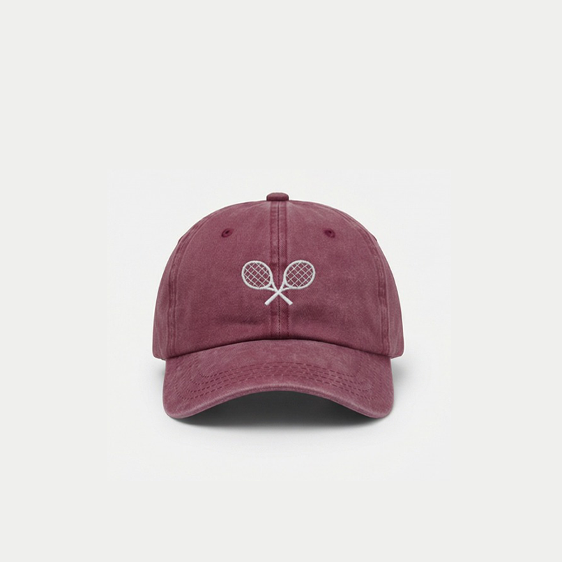 Tennis Burgundy Cap