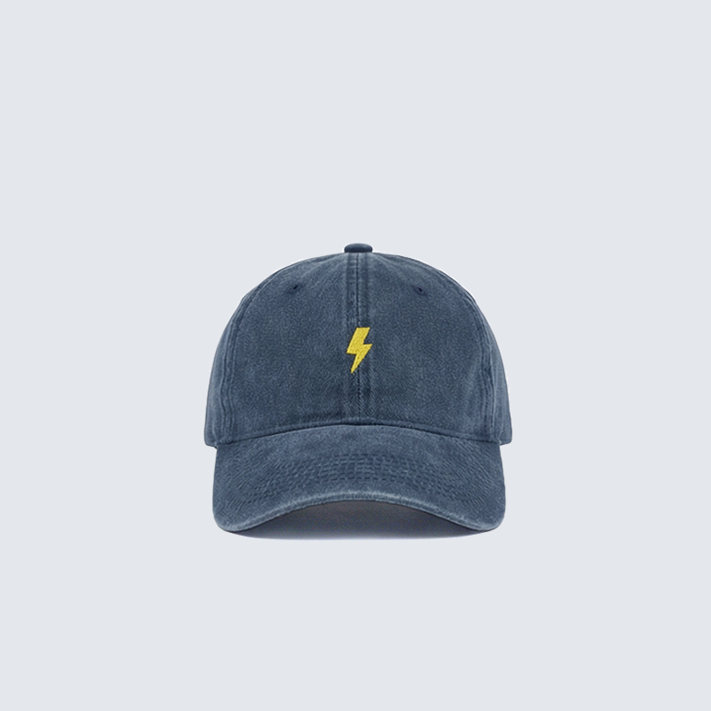 Thunderbolt Navy Blue Cap