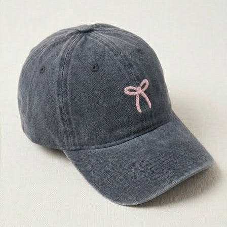Bow Navy Cap