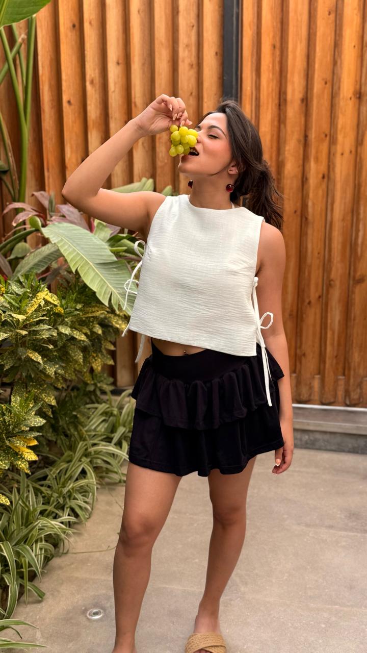 The Isla top - white