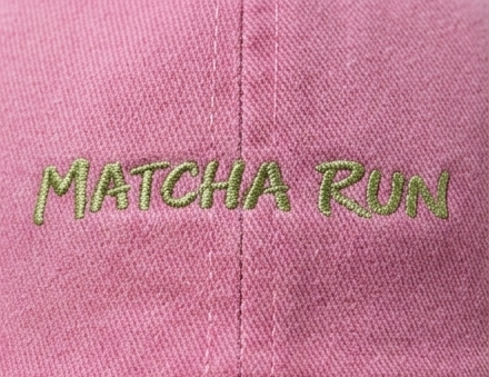 Matcha Run Pink Cap