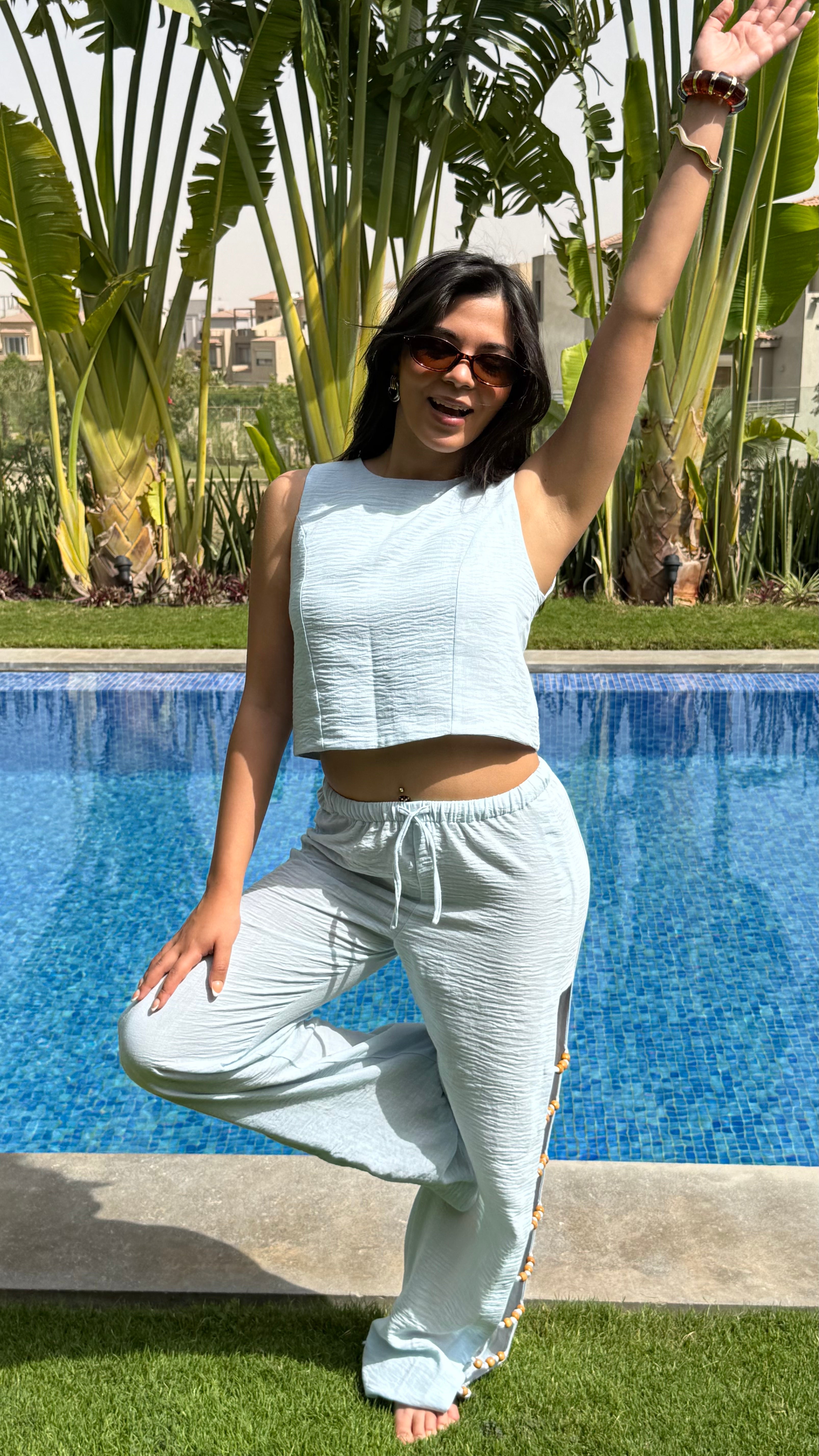The Knot-So-Basic Top - Baby Blue