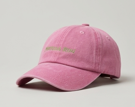 Matcha Run Pink Cap